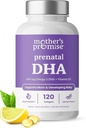 DHA prenatal para las mujeres 600mg + 400 UI Vitamina D3 Silencio 120 Softgels  Apoya Cerebro Salud Silencio Triglicérida Omega 3 Fish Oil DHA Vitaminas prenatales para el embarazo y la enfermería Ø 300mg por cápsula