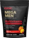 GNC Mega Hombres Soft Chew Multivitamínico TENIDO Energía y Metabolismo Apoyo TENIDO Gluten Gratis TENIDO Fruto mezclado