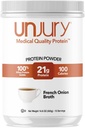 Unjury Whey Protein Powder ← French Onion High Protein Soup  21g 100% Whey Isolate Protein Powder ← Low Carb and Lactose Free ← Gluten Free ← Certified Kosher Silencio 15 Servings