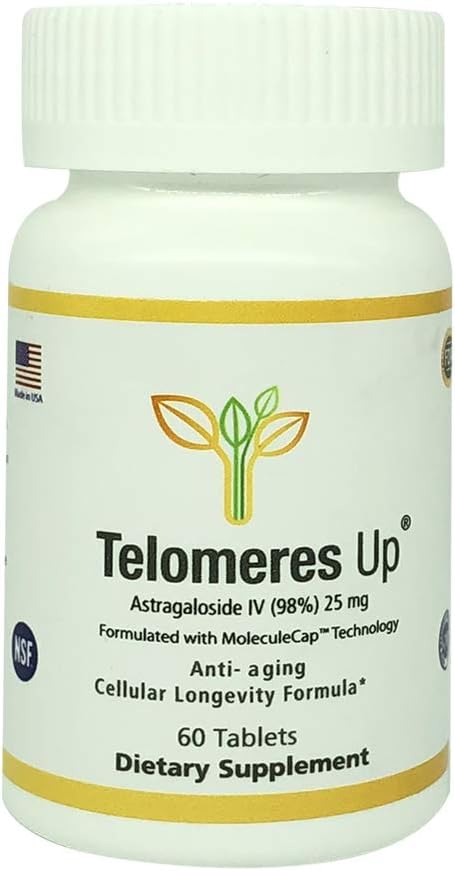 w 98% Astragaloside IV-Tripled Absorption, US Made (GMP) Anti-Aging + Immune Ventajas, Tablet