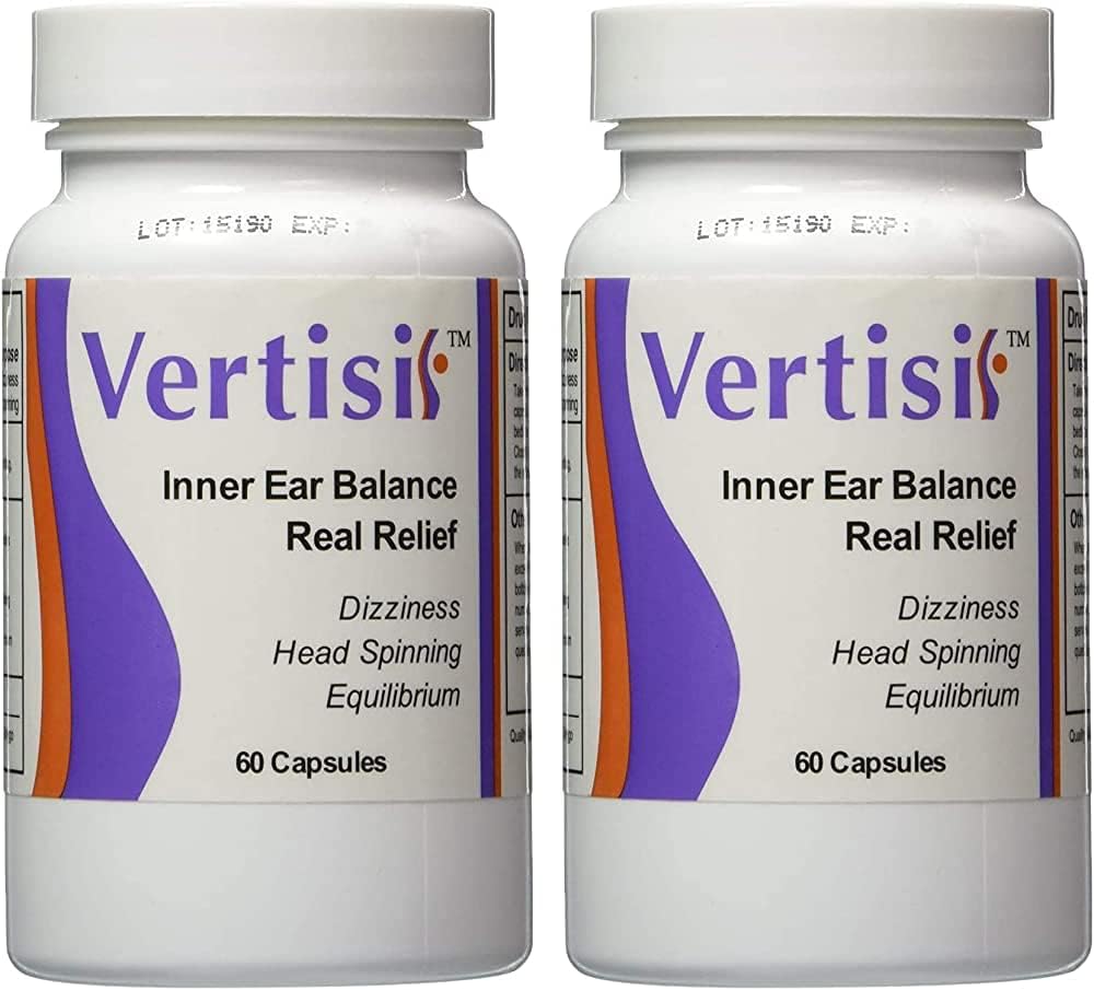 Erradicar el vértigo con Vertisil Garantizado, 60 cápsulas(Pack of 2) ...