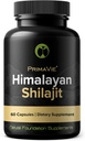 Shilajit Capsules High Strength Purified Primavie Shilajit Harvested at 10,000 pies de las montañas Himalayan Rich in Fulvic Acid & Trace Minerals 3rd Party Tested 100% Natural Made in the USA (60)