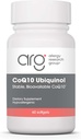 Grupo de Investigación de Alergia CoQH-CF Ubiquinol 100mg Suplemento - CoQ10 no oxidado, apoya la salud cardiovascular, soporte del sistema inmunológico, estable, biodisponible, Softgels - 60 Cuenta