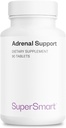 Supersmart - Soporte Adrenal (Fórmula Avanzada) - con Rhodiola Rosea, Santo Basil Tulsi, Magnesio - Suplemento de hierbas adaptógenas No GMO &amp; Gluten Gratis - 90 Tablets