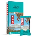 CLIF BARS - Energy Bars - Cool Mint Chocolate - With Caffeine - Made with Organic Oats - Plant Based Food - Vegetarian - Kosher (2.4 Ounce Protein Bars, 12 Count) Packaging May Vary