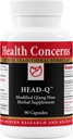 Health Concerns Head-Q – Suplemento Herbal para la Tensión & Sinus Headache Support – Qiang Huo Chinese Herbal Formula con Magnolia, Chaste Tree, Turmeric – Circulation Support – 90 Capsules