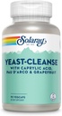 SOLARAY Yeast-Cleanse - 90 cápsulas vegetarianas