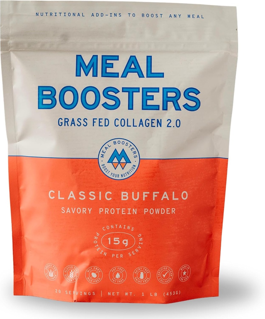Meal Boosters Savory Buffalo Protein Powder Silencio 15g Spicy Protein  Keto Friendly Cooking Suplemento para Gut Health &amp; Recovery ← Grasfed Collagen Peptides