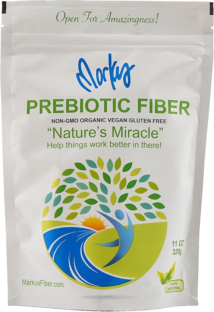 Prebiótico Fórmula 11oz Bolsa - Una potente fibra dietética para reforzar la salud y la inmunidad Gut - 53 Servimientos