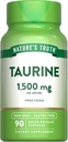 Verdad Taurine Suplemento Silencio 1500mg Silencio 90 Capsules Silencio No GMO &amp; Gluten Free Amino Acid Suplemento