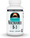 Fuente Naturales Niacinamide B-3-1500 mg, 100 Tabletas