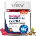 VEV Deep Calm Magnesium Complex 14-in-1 Gummies – 90 Count (Pack of 1) – with D3, Ashwagandha, L-theanine, Zinc – Magnesium Complex for Women and Men – No Added Sugar Vegan Magnesium Glycinate Gummies