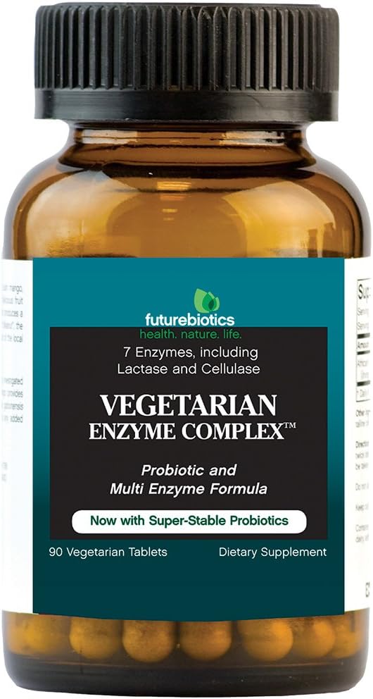 Complejo de Enzima Vegetariana, 90 Tabletas