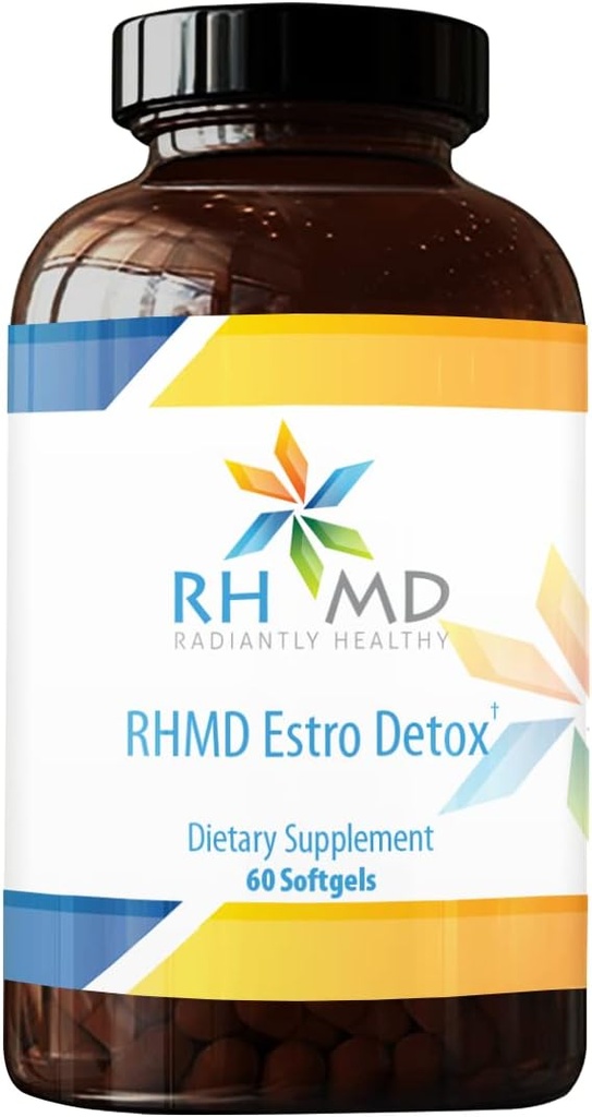 RHMD Estro Detox Suplementos dietéticos (60 Softgels)