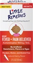 Remedios pequeños Medicina del bebé, fiebre del bebé y alivio del dolor con acetaminofén, sabor de Berry, 2 Fl Oz