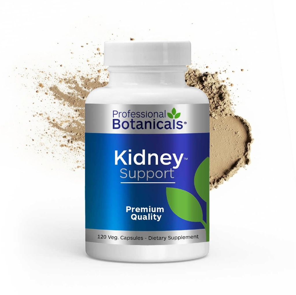 Botánicos Profesionales Asistencia para el Riñón - Vegan Kidney Cleanse Suplemento Todos Detox Natural Herbal y Apoyo para el Tracto urinario, la vejiga y los riñones - 120 cápsulas vegetarianas