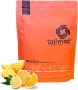 Tailwind Nutrition Endurance Fuel, Carbohydrate &amp; Electrolyte Sports Drink Mix Powder, Gluten-Free, Vegan, Tropical Buzz, 50 Servings (Caffeinated)