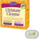 Secreto de la naturaleza 7 Día Ultimate Cleanse - 2 Parte Total Body Cleanse Promueve la digestión saludable " Eliminación con Multi-Herb Detox Blend " Multi-Fiber Colon Cleanse, 240 Tablets, con un caso de pill