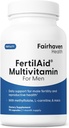 Fairhaven Health FertilAid for Men Fertility Supplements for Men ← Conde y Motility Support Pre-Concepción para Él ← Hombre Fertility Support Incluye L-carnitine, Zinc, y Folate.