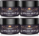 Ajoblanco 600mg Natural Himalaya Shilajit Resin - Himalayan Gold Shilajit Resin with Organic Ayurvedic Blend in High Potency for Energy, Strength &amp; Immunity, Pack of 4