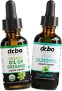 Oregano Oil Organic Liquid Drops " Chlorophyll - Oil of Oregano Drops Tincture Extract " Vegan Chlorophyll Liquid Body Detox Cleanse Immune Support - Digestive Gut Health Odor Cleanse Suplemento