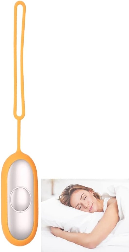 Sleep Aid Instrument - Hand Held Ergonomic Sleep Assistant Machine for Improve Sleep, Bright Yellow
