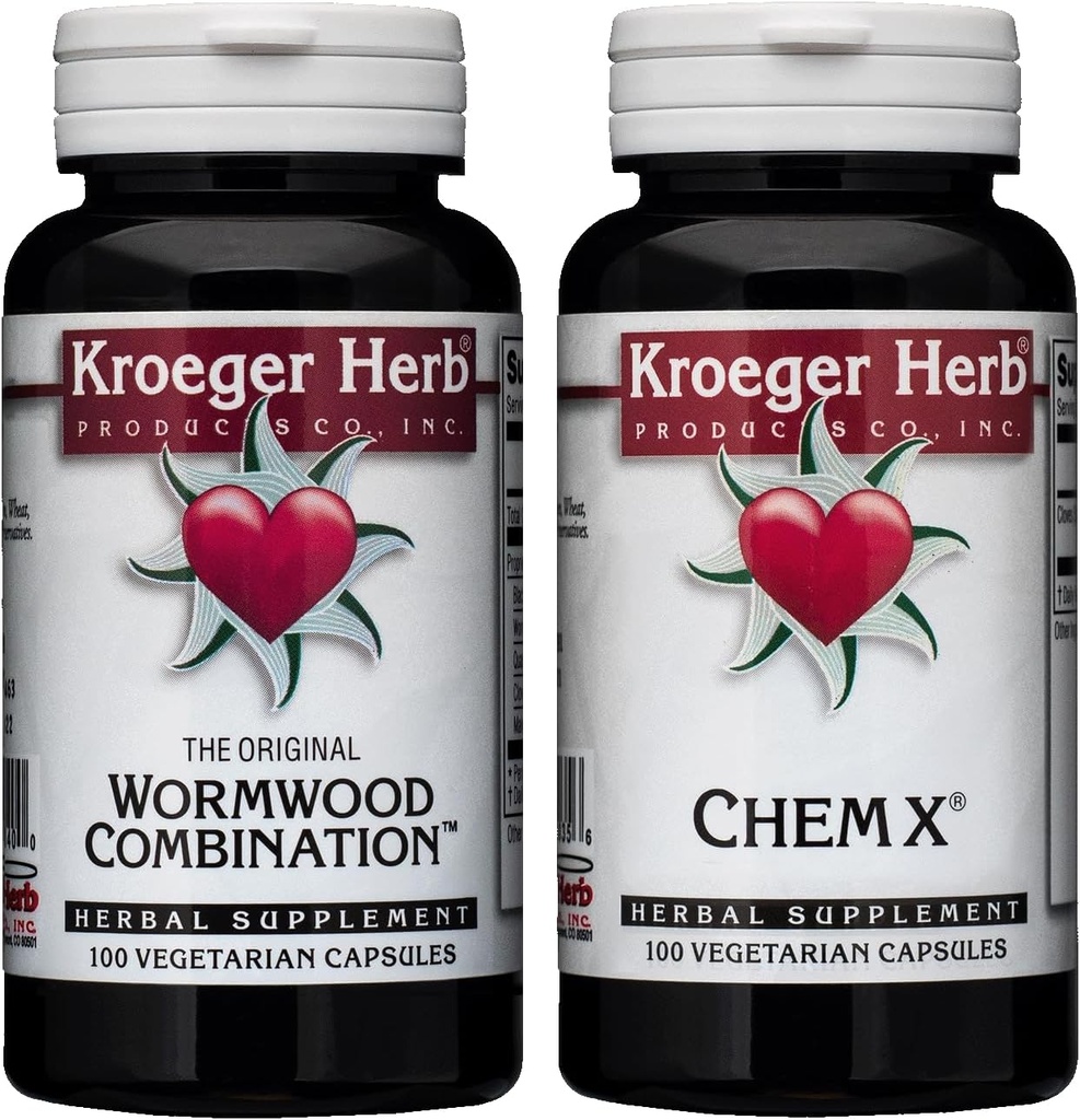 Kroeger Herb Productos Wormwood y Chem X Bundle