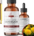 Dandelion Root Tincture 2 oz – Extracto herbario libre de alcohol – 670 mg por ser – Glicerina-Basada, Vegan, No GMO, No Añadido Sugar – Dandelion Drops Suplemento líquido