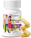 BariatricPal Multivitamina ONE 1 por día! Cápsula multivitamina barátrica con 18 mg de hierro tóxico Fácil de Tragar Cápsula tóxica Vitamina para Cirugía Bariatrica Pacientes Ø 90 Cuenta (3 Mes de Suministro)