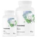 THORNE - Detox Duo - Liver, Kidney, & Immune Support Bundle - NAC & Glycine - 30 a 125 Servings