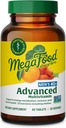 MegaFood Men's 40+ Advanced Multivitamin for Men - Dr-Formulated - Choline, Vitamina B, Vitamina C, Vitamina D, Zinc & Real Food - Brain Health, Immune Support - Vegetarian - 60 Tabs (30 Servings)