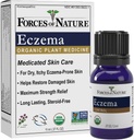 Fuerzas de Control de Eczema Natural, Sensitive, Dry and Itchy Skin Relief, Cuidado de la piel libre de esteroides para los linajes, Tratamiento de Eczema para adultos, Medicina Homeopática Orgánica, Acción rápida, 11ml (0.37 fl oz)