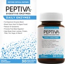 Enzimas digestivos diarios de Peptiva, Full-Spectrum, Salud Digestiva diaria, soporta el Break-Down of Foods " Post-Meal Digestion, 30ct
