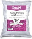 Aplicadores de crema de vaginal de plástico desechables aplicadores de inyección higiénico de empuje aplicador de estracias preselladas Premarina OTC productos de crema de dosificación marcaciones- 15 paquete