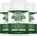 1000MG Luteolina Liposomal, Absorción Máxima, Potente Luteolina Suplemento 180 cápsulas