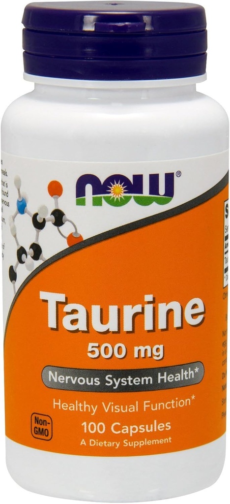 Taurine 500mg 100 Capsules 6PACK [Salud y Belleza]
