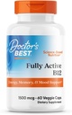 Best Fully Active B12 1500 mcg, Non-GMO, Vegan, Gluten Free, Supports Healthy Memory, Mood and Circulation, 60 Count