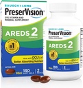 PreserVision AREDS 2 Vitaminas Oculares, #1 Eye Doctor Recomendado Marca, Lutein y Zeaxanthin Suplemento con vitamina C, vitamina E, zinc y cobre, 130 Softgels (Minigels)