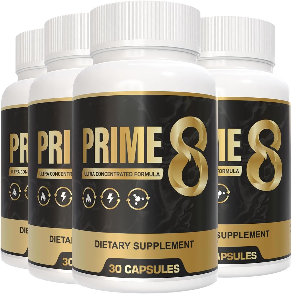 PRIME 8 100% Authentic Original tención Prime8 Formula Oficial (4 Pack) para 120 Días