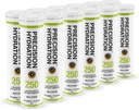 Precision Hydration Electrolyte Drink - Multi Strength Effervescent Hydration Tablets - Baja Calorie, Gluten Free, Vegan/Vegetarian Friendly (12 Tubes, 250mg/L - Green Tube)
