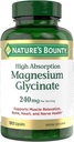 Naturalezas Bounty Magnesium Glycinate Botella grande / 180 Capsules 240 mg