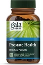 Gaia Herbs Prostate Health - apoya la salud de próstata y la función de los hombres - con Saw Palmetto, té verde, raíz de nettle y sabio blanco* - 60 Vegan Liquid Phyto-Capsules (20-Day Supply)