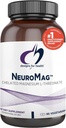 Diseños para la salud NeuroMag Magnesium L-Threonate - Suplemento de Magnesio Chelated de Magtein para la salud cerebral " Función cognitiva - Magnesio biodisponible L Threonate (90 cápsulas Vegan)