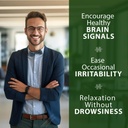 LTO3 Original with L-Theanine, Omega-3 from Sementis, and Skullcap - Supports Focus, Mental Concentration, Calm Mind, Positive Mood, and Relaxation (90 Capsules)