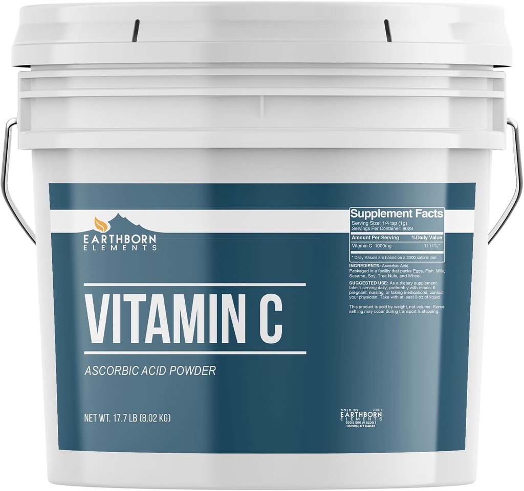 Elementos tercos Vitamina C Polvo (2 Gallon)