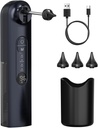 Eliminación de cera de oído, limpiador de oído, kit de eliminación de cera de oído seguro, sistema de riego de 4 modos, kit de limpieza de oídos - IPX7 impermeable (Blue)