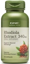 GNC Herbal Plus Rhodiola Extracto 340mg, 100 cápsulas, soporta el bienestar natural