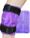 REVIX Knee Ice Pack for Injuries Reusable, Gel Ice Wrap with Cold Compress Therapy for Swelling, Bruises, Injuries, Artritis, Aplicación sin manos