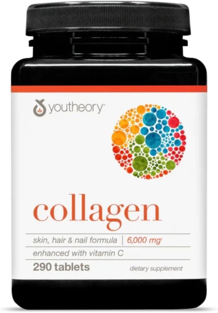 Teoría Collagen, w / Vitamina C - 290 Tabletas - Pack de 1