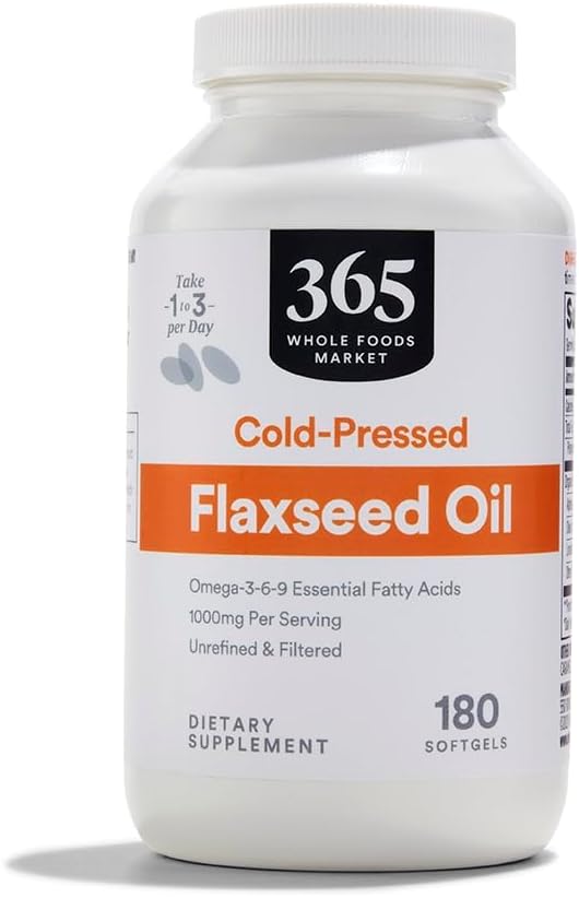365 por Whole Foods Market, Flax Seed Oil, 180 Cuenta